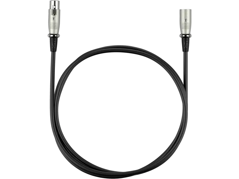 Cablu HyperX XLR 3 m male-female echilibrat Negru