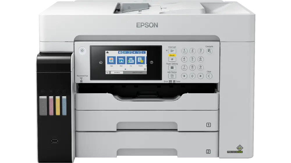 Multifunctional inkjet color CISS Epson EcoTank L15180, A3