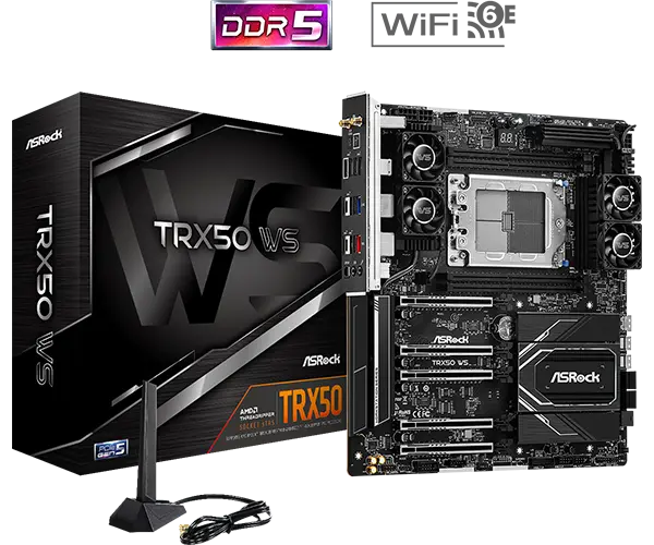 Placa de baza TRX50 WS, AsRock, 277mm, Negru
