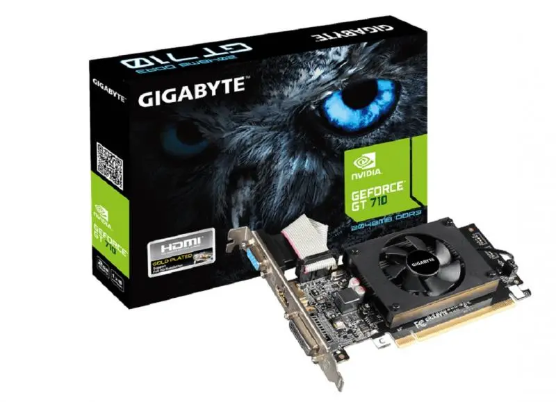 Placă video Gigabyte GeForce GT 710 2GB DDR3