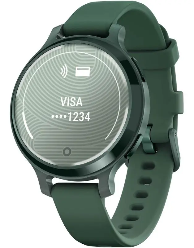Smartwatch Garmin Lily 2 Active, 38mm, GPS, curea silicon, Jasper Green/Jasper Green