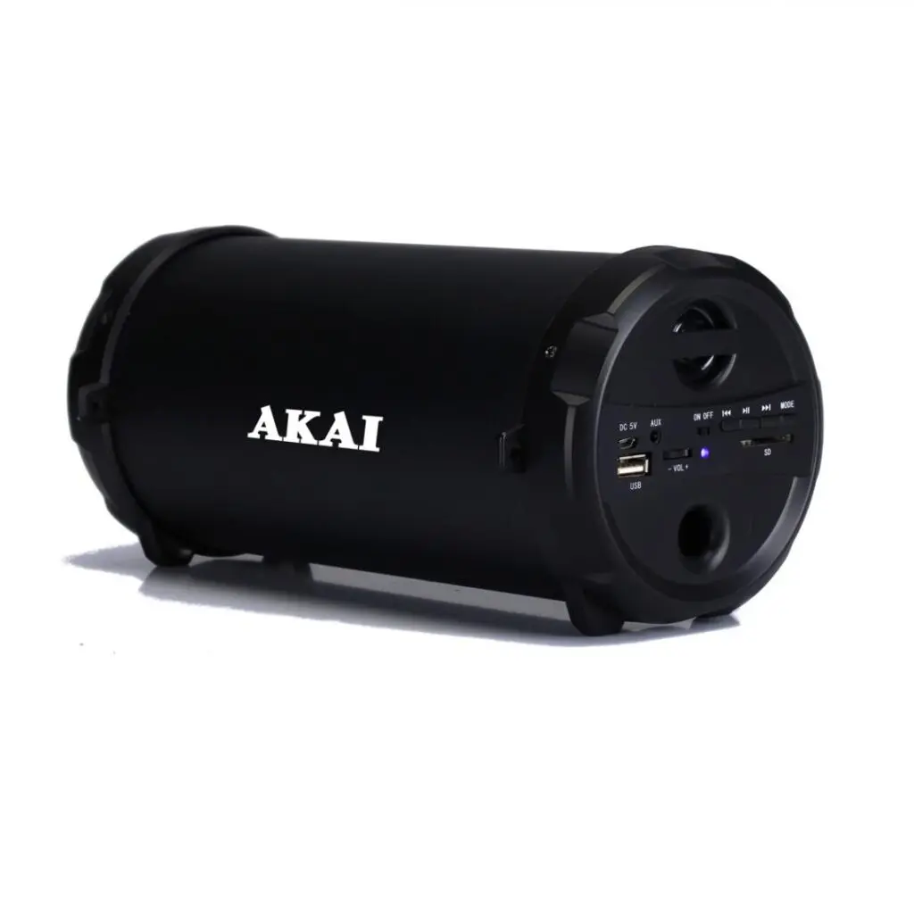 Boxă portabilă Akai ABTS-12C karaoke neagră 10W Bluetooth FM