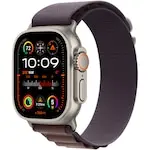 Apple Watch Ultra 2, GPS, Cellular, Carcasa Titanium 49mm, Indigo Alpine Loop – Small