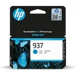 Cartuș cerneală HP 937 Cyan 4S6W2NE OfficeJet Pro