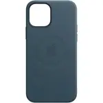 Husa de protectie Apple Leather Case MagSafe pentru iPhone 12 mini, Baltic Blue