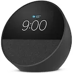 Boxa inteligenta Amazon Echo Spot 2024, Display 2.83″, Wi-Fi, Bluetooth, Negru