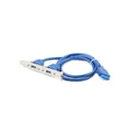 Bracket Gembird CC-USB3-RECEPTACLE USB 3.0 2 porturi