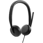 Cască PC Dell WH3024 USB-C negru, cablu 2 m
