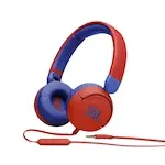 Casti pentru copii On Ear JBL JR310, Cu fir, Rosu