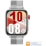 Smartwatch HUAWEI Watch Fit 4, Silver Body with Silver Woven Strap