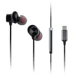 Casti Audio In Ear RP-TCM225DEK, cu fir, Microfon, Negru, USB-C, Panasonic