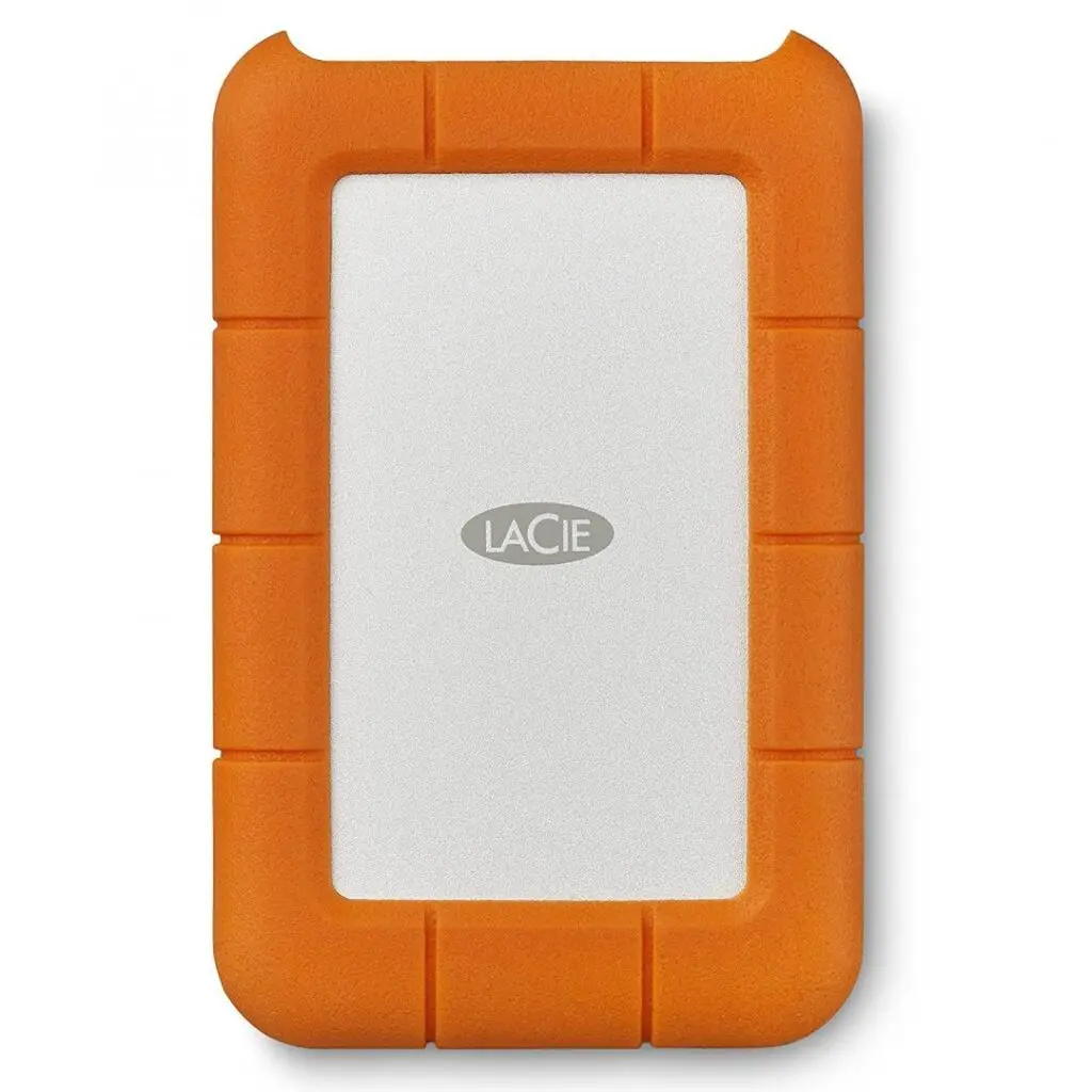 HDD extern LaCie Rugged USB 2TB Type-C, carcasă rezistentă USB 3.0