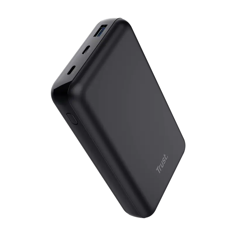 Acumulator extern Trust LARO 100W PD 20000 mAh 2x USB-C USB-A Negru
