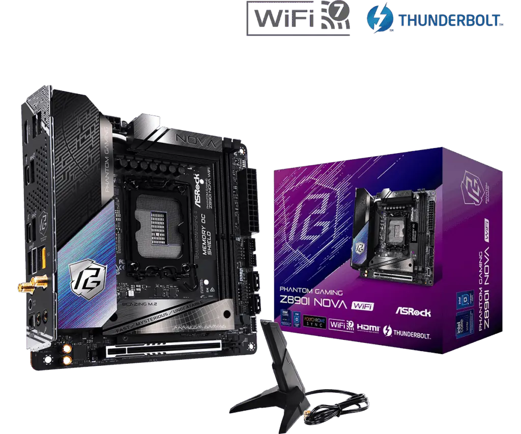 Placa de Baza ASROCK Z890I NOVA WIFI, Socket LGA1851
