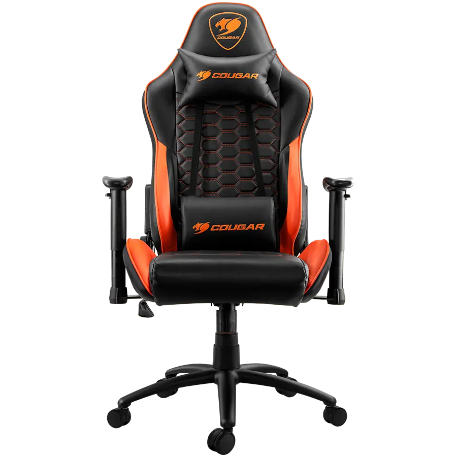 Scaun gaming Cougar Outrider I, Negru/Portocaliu