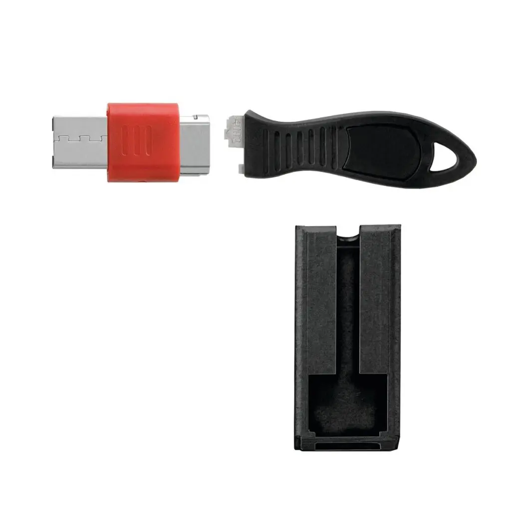 Sistem blocare port USB Kensington K67915WW cu garda cablu