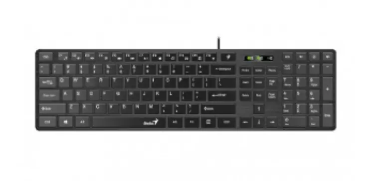Tastatură Genius SlimStar 126 cu fir neagră