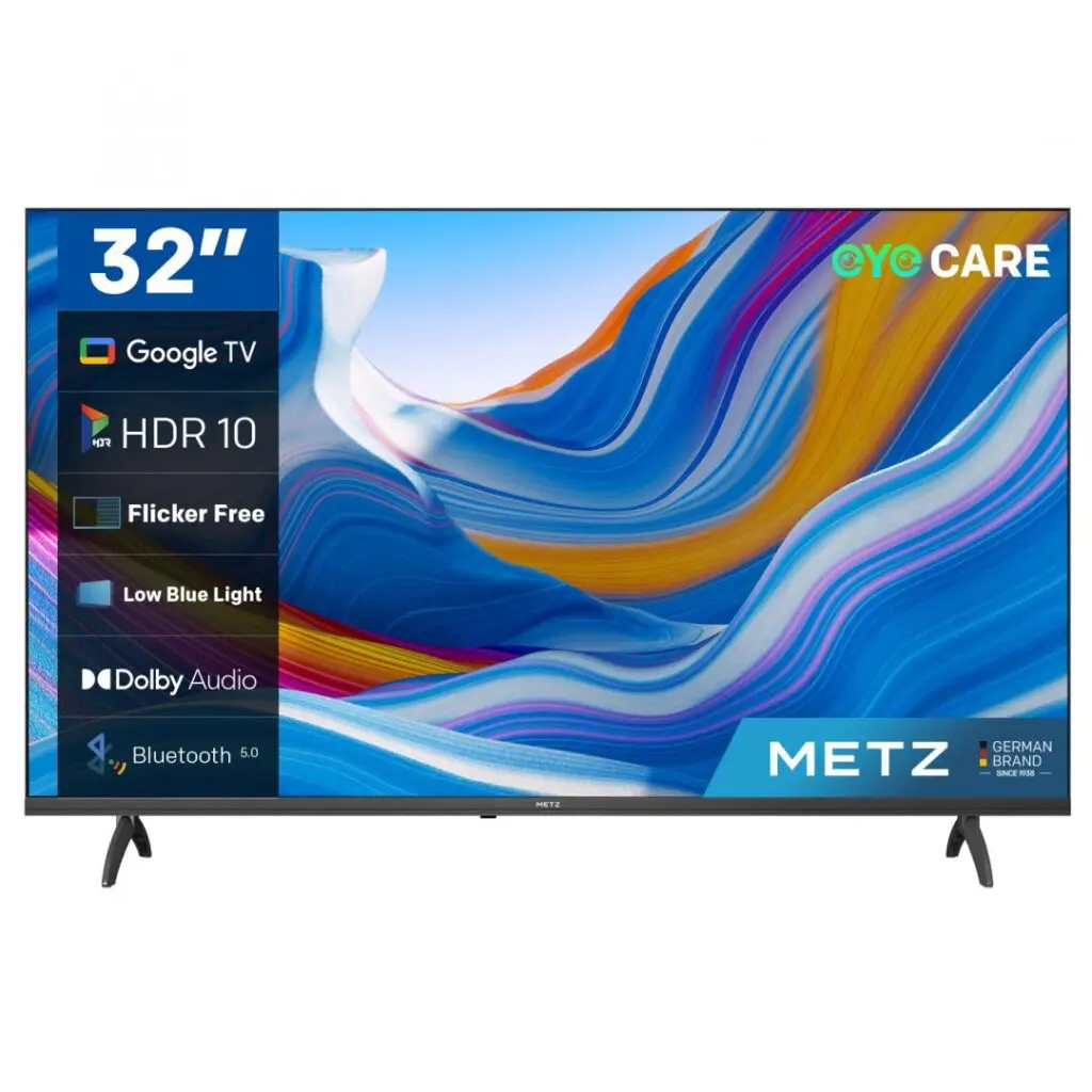 Televizor METZ LED 32MTE6000, 80 cm, Smart Google TV, HD Ready, Class E