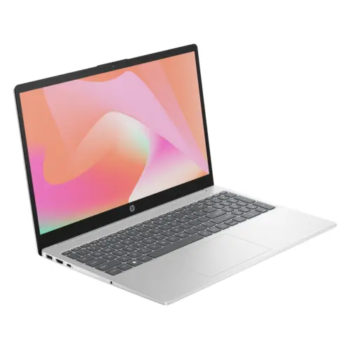 Laptop HP 15-fd0015nq cu procesor Intel® Core™ i7-1355U pana la 5.0 GHz, 15.6″, Full HD, 16GB DDR4 RAM, 1TB SSD, Intel® Iris® Xe Graphics, Free DOS, Natural Silver