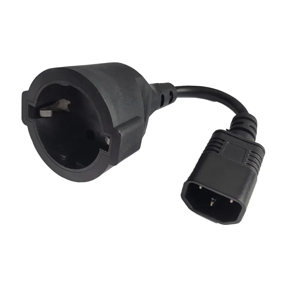 Adaptor Spacer SPPW-C14-SCHK-10A-0-15 C14 Schuko 10A
