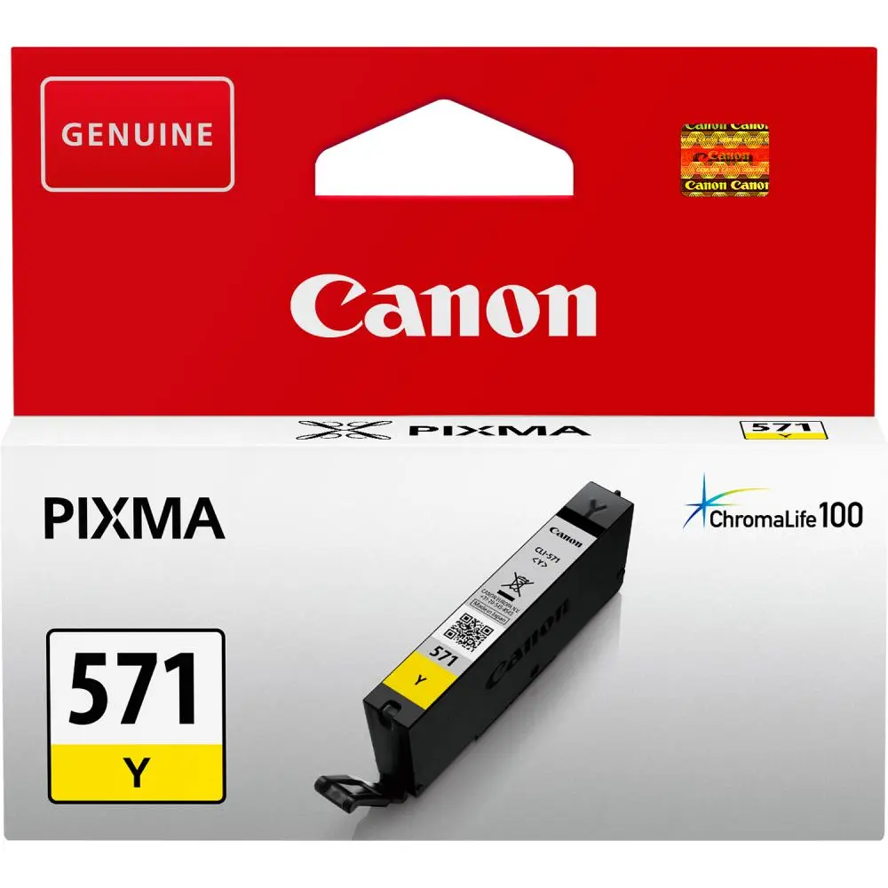 CANON CLI-571Y YELLOW INKJET CARTIDGE