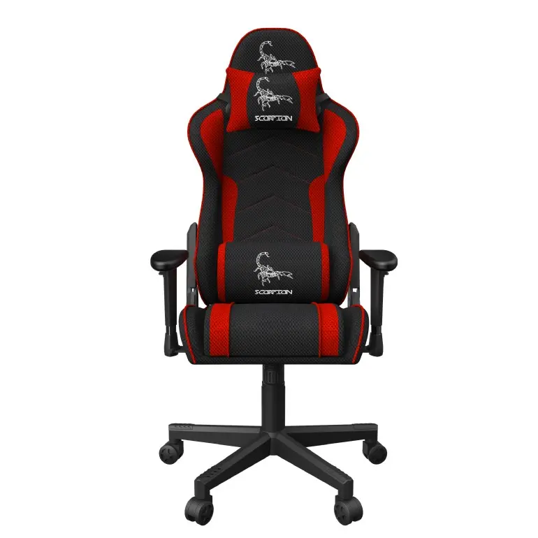 Scaun gaming Gembird GC-SCORPION-01X negru roșu mesh