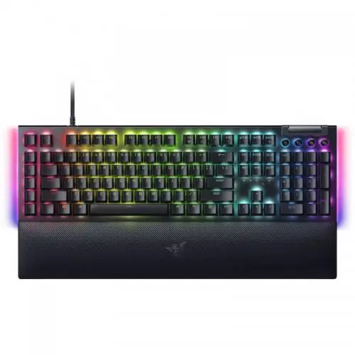 Tastatură Razer BlackWidow V4 X Green Switch, layout US, negru