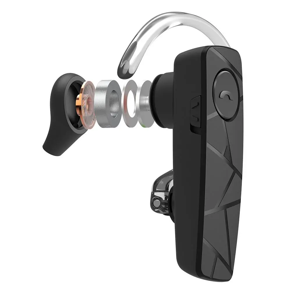 Casca Bluetooth Tellur Vox 60, pana la 8.5 ore timp de vorbire, conectare simultana la 2 dispozitive, compatibila IOS/Android, microfon omnidirectional cu functie de reducere a zgomotului, incarcator auto, Negru