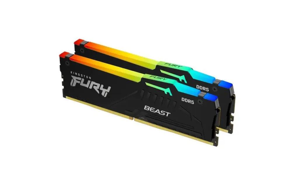 Memorie Kingston FURY Beast RGB 32GB DDR5 5600MT/s CL36