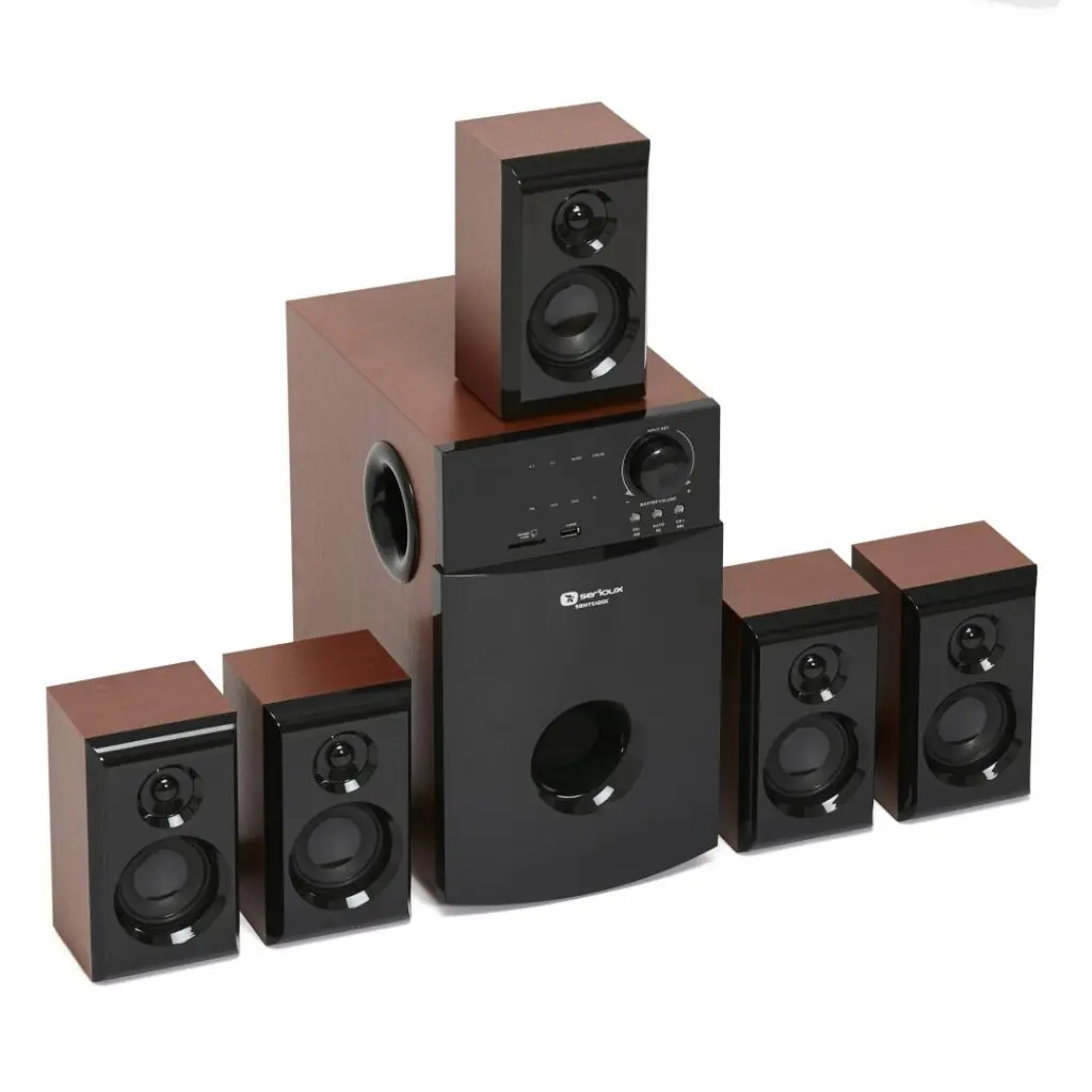Boxe Serioux HT5100C 5 1 140W RMS Rosu