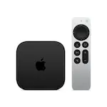 Apple TV 4K Wi‑Fi + Ethernet, 128 GB, Negru/Argintiu