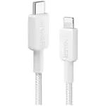 Cablu Anker A81B5G21 USB-C Lightning 0,9m braided alb