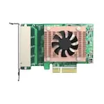Placa de retea, QNAP, Interfata PCI Express x4, RJ45, 4 porturi 2,5 Gb
