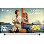 Televizor Sony BRAVIA 3 LED 75S39, 189 cm, Smart Google TV, 4K Ultra HD, Clasa E (Model 2025)