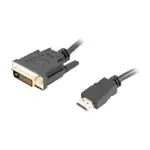 Cablu HDMI DVI Lanberg 1 8m Dual Link negru CA-HDDV-20CU-0018-BK