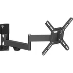 Suport TV de perete Barkan 2400.B, reglabil, 13″-43″ (60cm-108cm), Negru