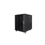 Cabinet metalic Lanberg, 19″, 15U, 600x800mm, negru