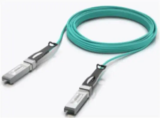 Cablu activ optic Ubiquiti UACC-AOC-SFP10-5M SFP 5m aqua