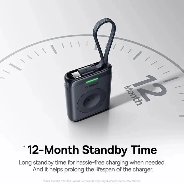 Power bank Baseus EnerFill FW11 1640mAh Apple Watch negru
