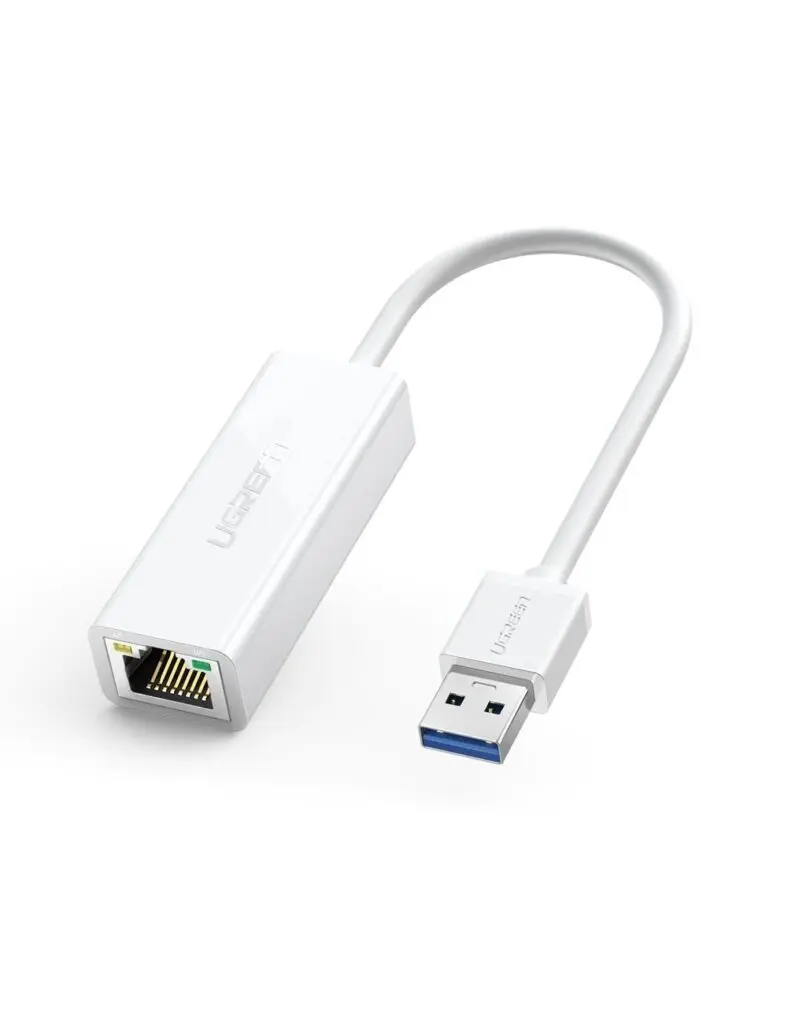 Adaptor retea Ugreen CR111 USB Gigabit RJ45 alb