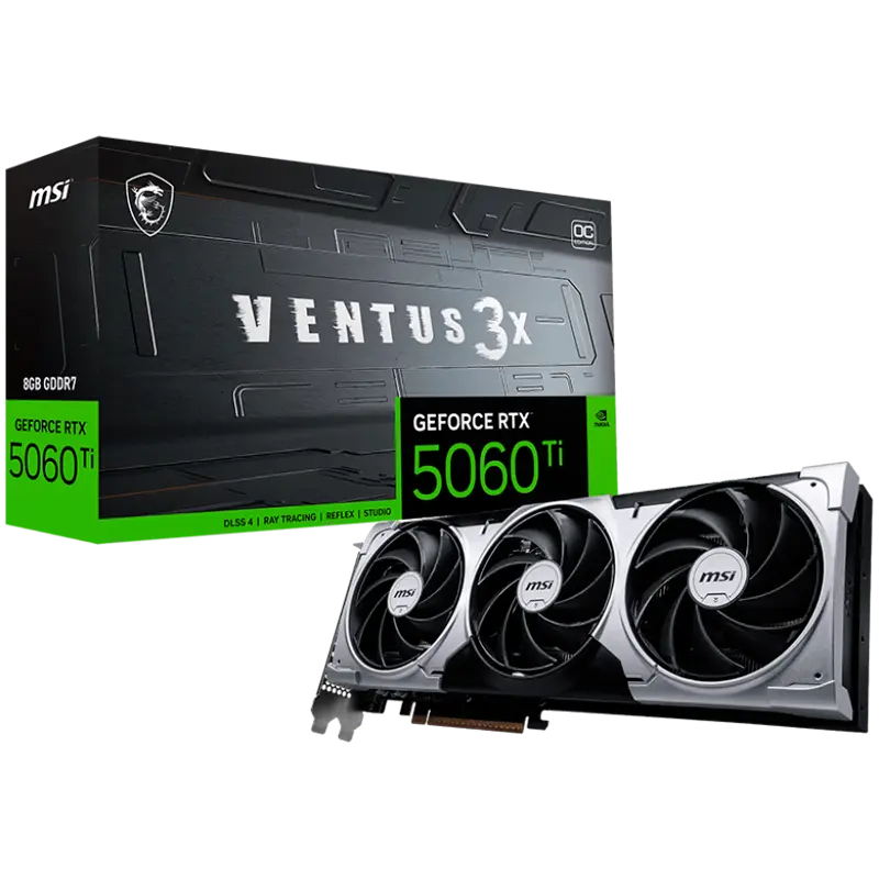Placa video MSI GeForce RTX 5060 Ti 8G VENTUS 3X OC
