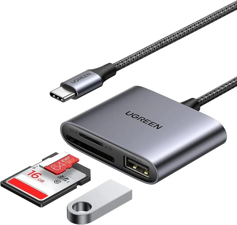 Card reader Ugreen CM387 USB-C gri
