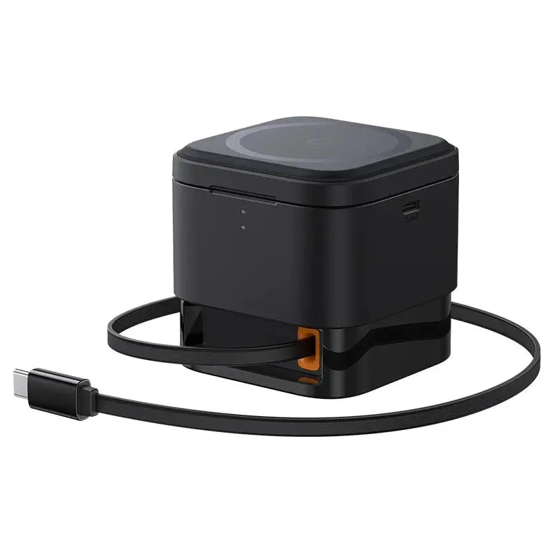 Încărcător rețea Baseus MagPro 2-in-1 25W magnetic negru