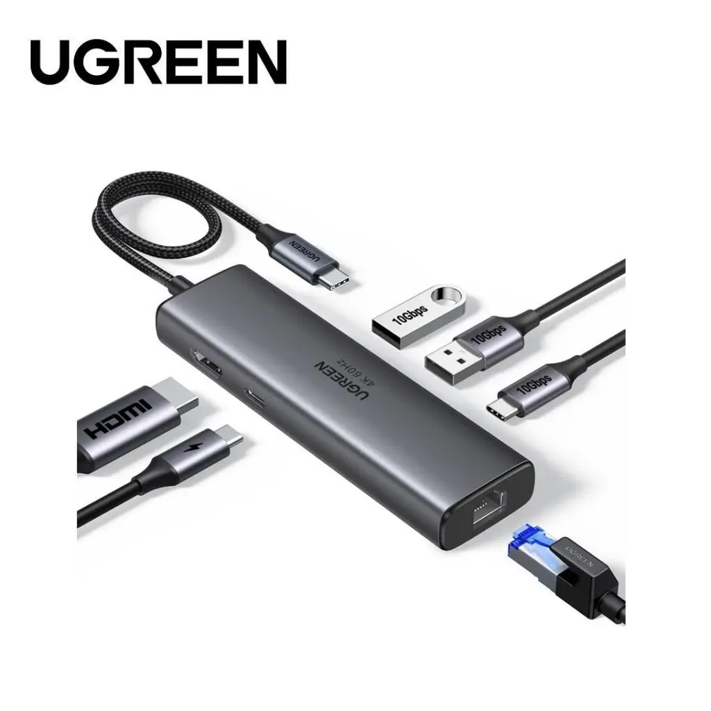 Docking station Ugreen CM512 45000 USB-C 6-in-1
