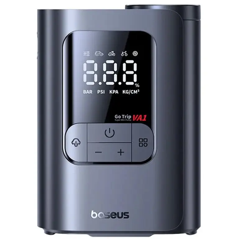 Compresor auto Baseus GoTrip VA1 Super Mini 5000mAh negru