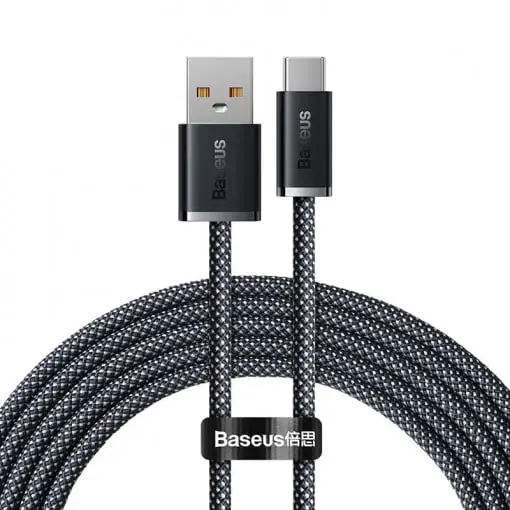 Cablu Baseus Dynamic USB-A USB-C 100W 2m gri