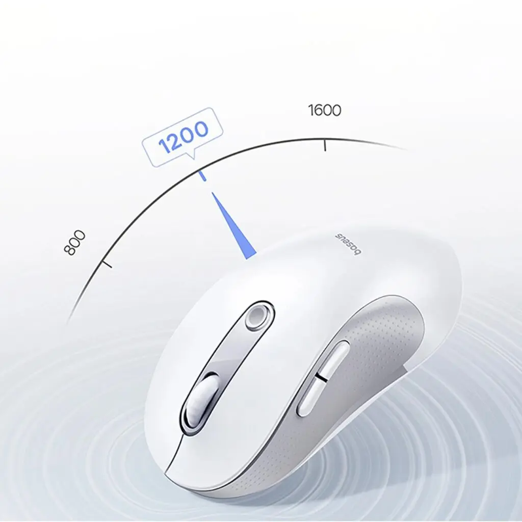 Mouse Baseus F02 Bluetooth alb