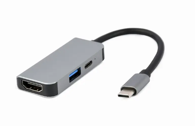 Adaptor USB-C Gembird A-CM-COMBO3-02 HDMI