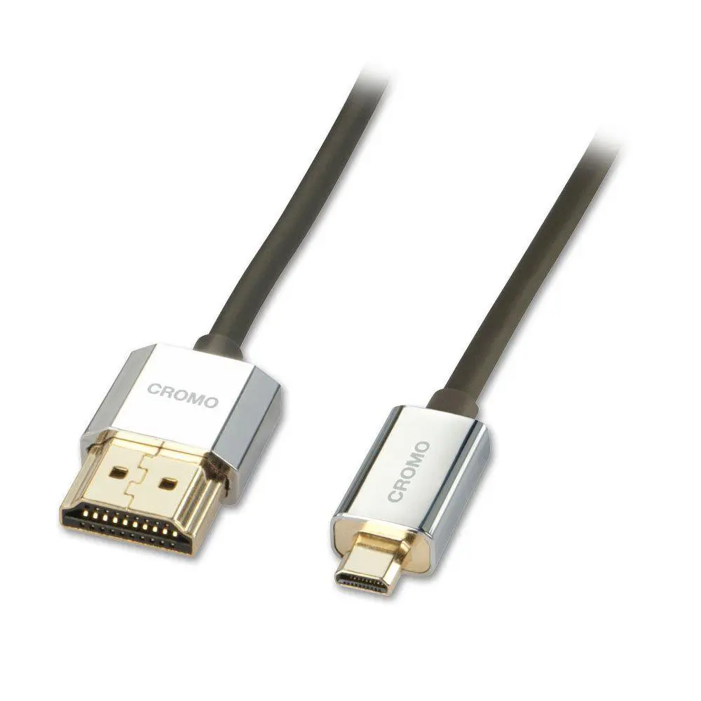 Cablu Lindy HDMI mHDMI Cromo Slim 2m