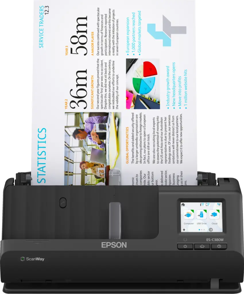 Scanner Epson WorkForce ES-C380W A4 Wi-Fi ScanWay